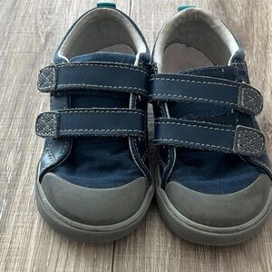 See Kai Run Navy and Gray Kids Sneakers